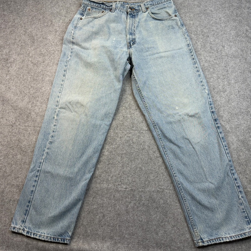 Levi's 565 Men's Jeans Light Blue 36x32 Cotton